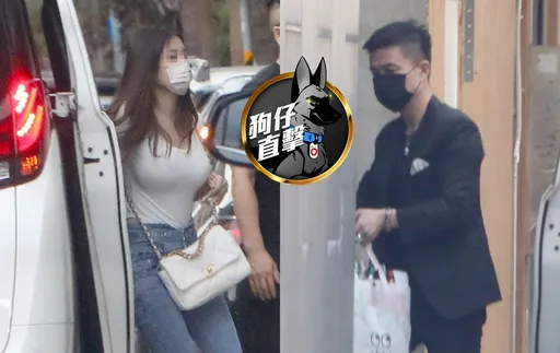 狗仔直擊|小S老公許雅鈞車接巨乳妹 上流餐敘腰束奶膨美女團