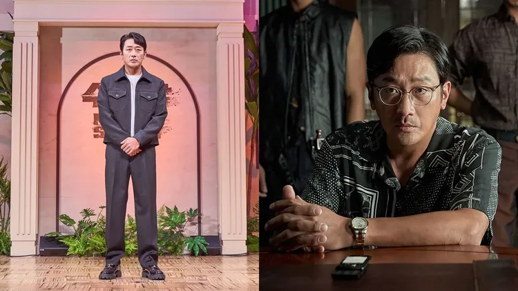 河正宇飾演到蘇利南做生意的「姜仁久」，卻遭陷入獄。Netflix提供