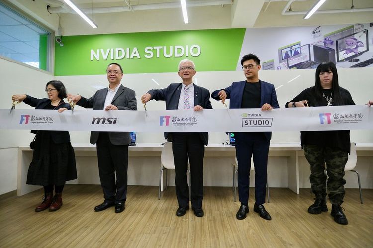微星NVIDIA輔大三強聯手打造 NVIDIA Studio x MSI協作空間正式啟用｜壹蘋新聞網