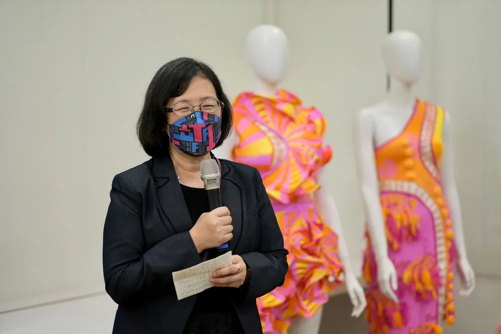 辅仁大学织品学院院长何兆华。陈志渊摄