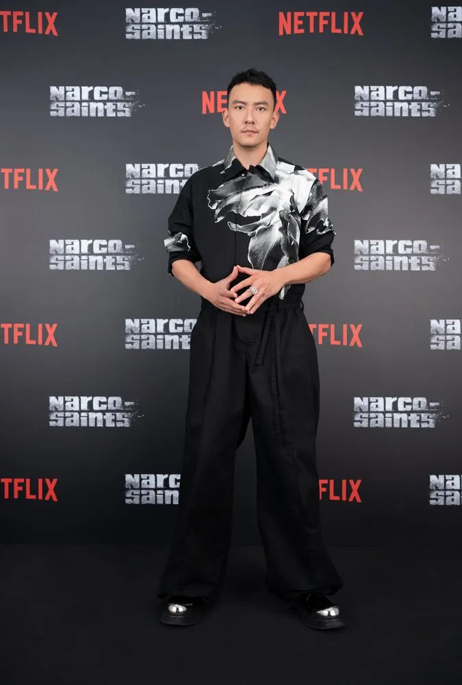 張震在疫情期間仍跨海演出《毒梟聖徒》。Netlifx提供