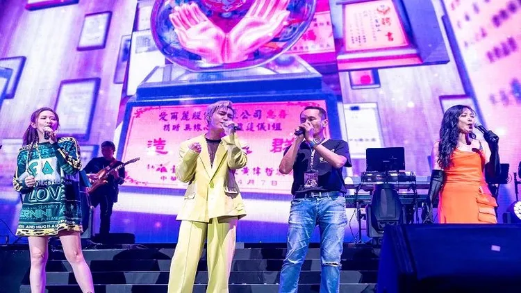 常如山展現好歌喉，讓現場氣氛炒到最高點。