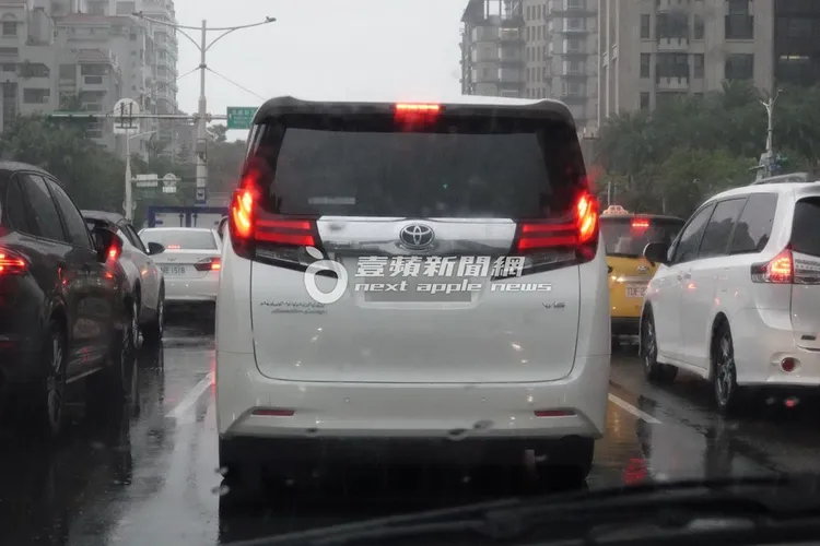 最後林志玲回到木柵住處。特勤中心攝