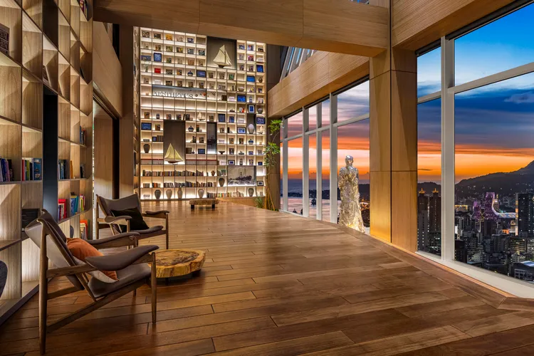 承億酒店25樓閱讀廣場。業者提供