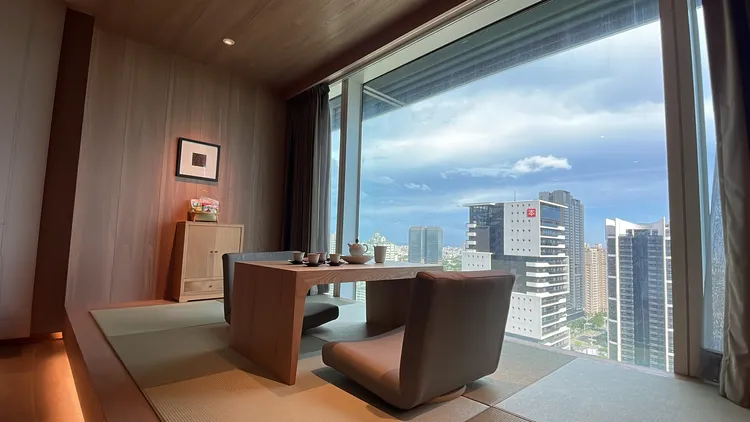 和室房有舒適的塌塌米。黃盈甄攝