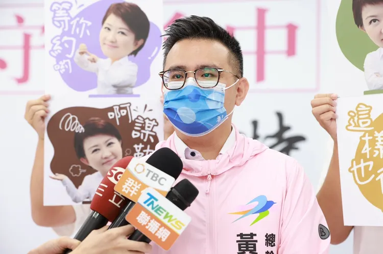 盧秀燕競選總部發言人黃健豪回嗆對手「亂扣帽子，當心支持者心寒！」盧秀燕競總提供