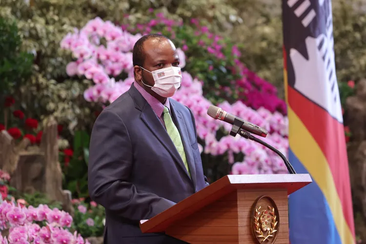 恩史瓦帝三世感謝台灣提供史國在醫療、技術及個人防護裝備上的諸多協助。總統府提供