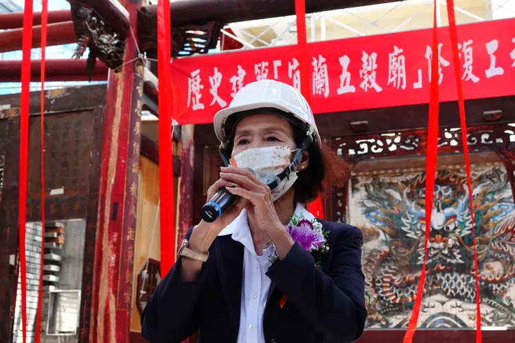 宜蘭縣長林姿妙。林泊志攝