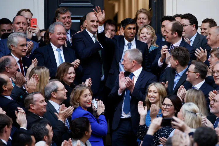 蘇納克將成為英國新首相。美聯社