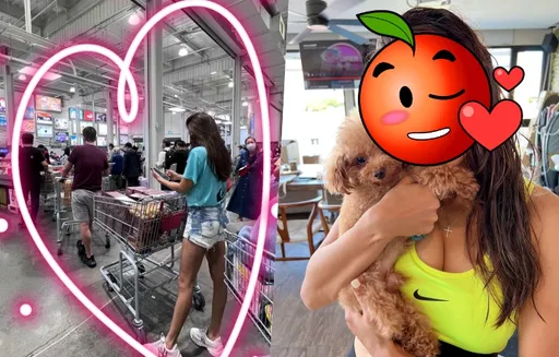 好市多捕獲金牌女神!逆天美腿讓人眼睛移不開 網驚:線條也太美