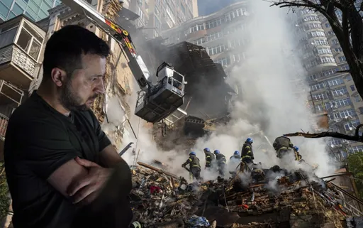 無差別式攻擊平民 澤連斯基:俄羅斯向烏克蘭發射36枚火箭彈