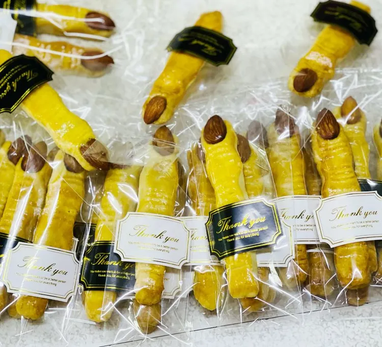 萬聖節巫婆手指餅乾。業者提供