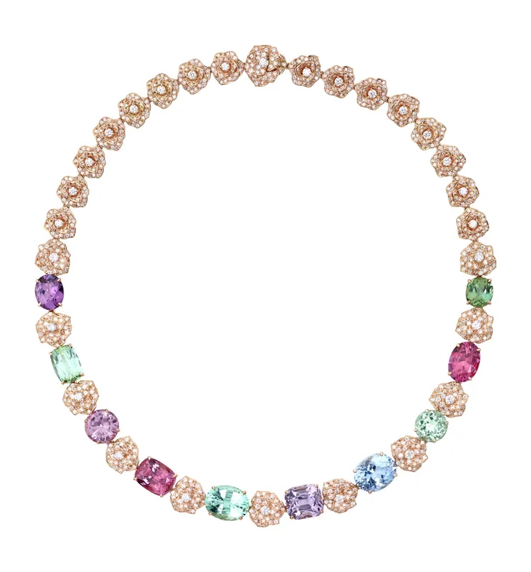 Mediterranean Garden頂級彩寶項鍊，約800萬元。品牌提供