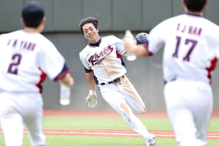 韓國宋承桓在這次U23世界盃2度再見一擊贏球。  中華棒協提供