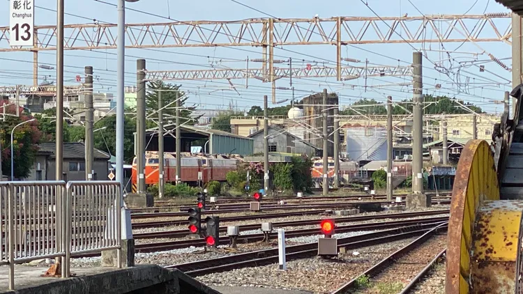 台鐵彰化電力段。孫英哲攝