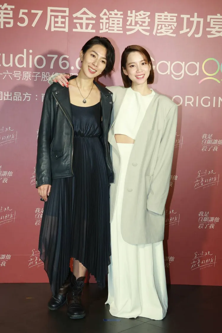 林辰唏（左）和程予希將繼續合作《第一次遇見花香的那刻》第2季。朱世閎攝