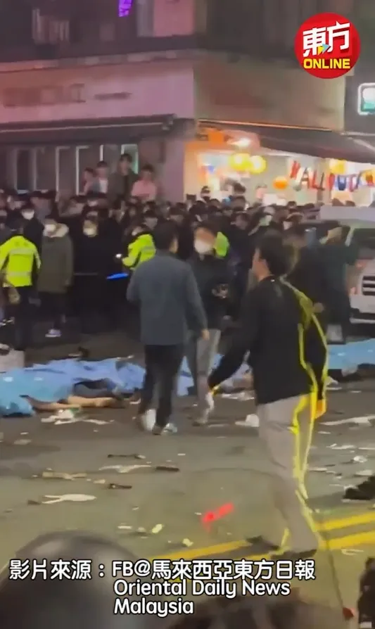 沒想到意外發生後，地上一排遺體讓人震驚。