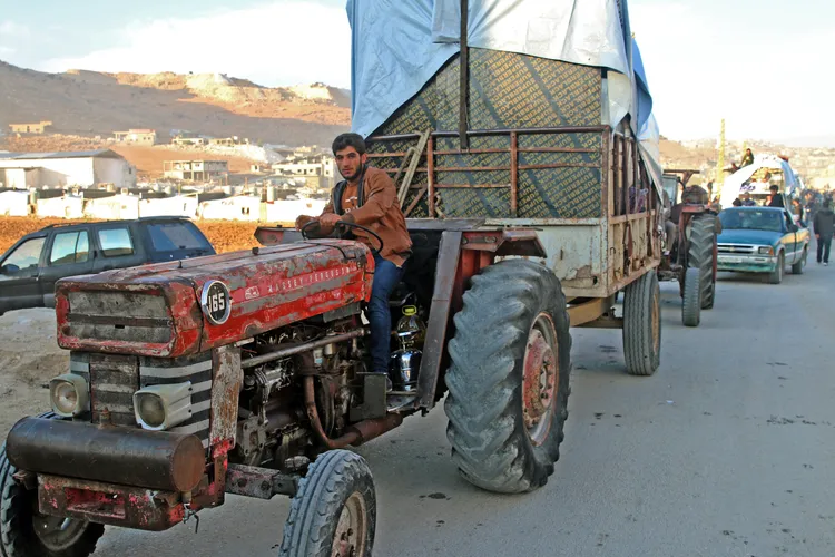 敘利亞國內局勢不穩定，重建毫無頭緒，難民卻被迫返國。法新社