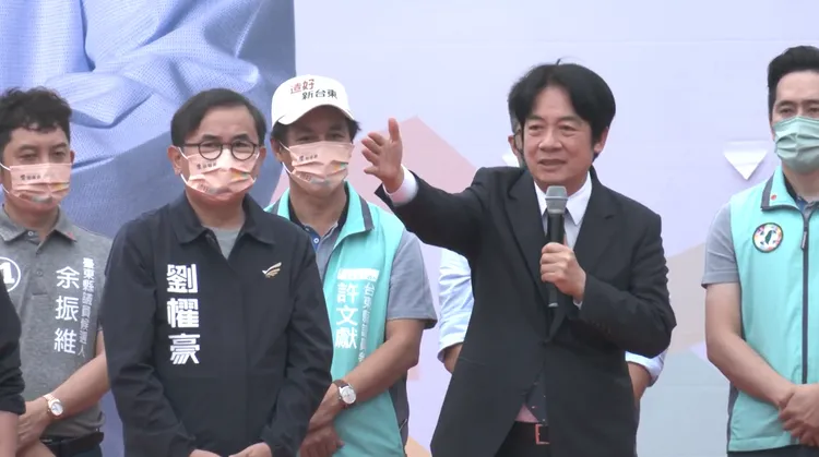 副總統賴清德。翻攝自劉櫂豪臉書粉專