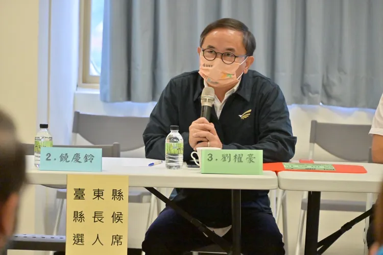 民進黨台東縣長候選人劉櫂豪。劉櫂豪競總提供