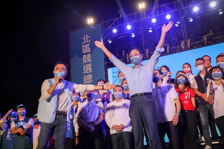 張善政昨晚造勢晚會獨缺韓國瑜引發關注。張善政競辦提供