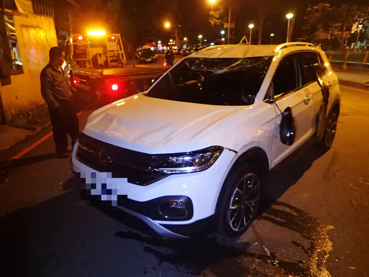 肇事車輛。讀者提供