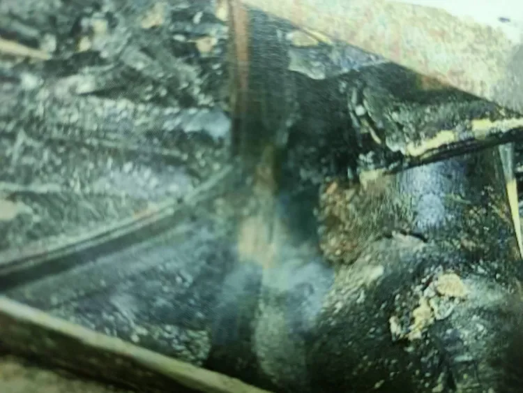 中油初查爆炸真正原因，疑通往燃燒塔氫氣管線破裂造成。翻攝畫面