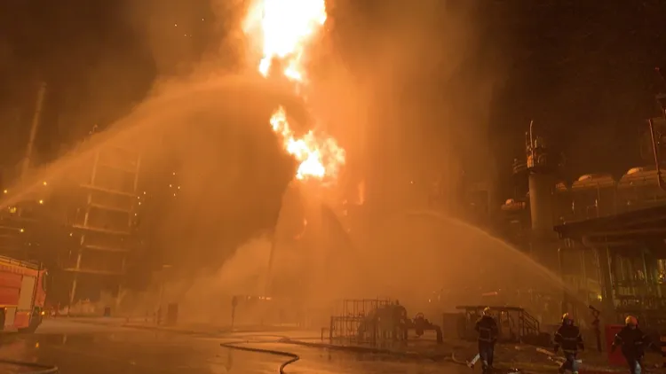 火勢十分猛烈。民眾提供