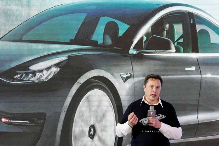 馬斯克2020年1月7日在中國上海市，出席中國製特斯拉Model 3的發表會。路透社