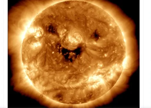 「太陽當空照,對我微微笑」 NASA照片讓兒歌成真了