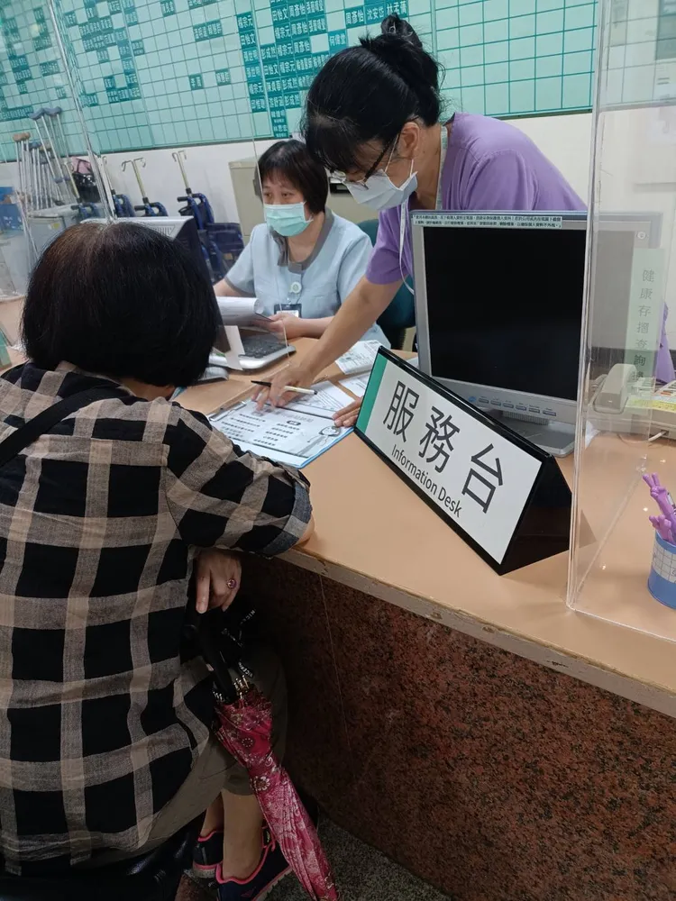 肺癌篩檢櫃檯。衛生局提供