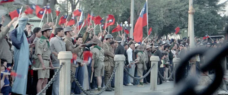 《八百壯士》將愛河當作蘇州河取景。高雄電影館提供