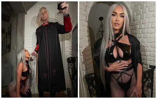 万圣节来讨骂!前变形女戴狗环跪领圣餐 亵渎宗教被嘘爆