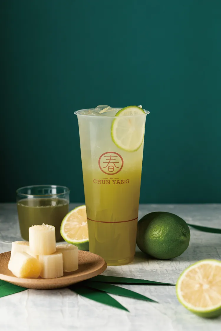 「甘蔗檸檬」嚴選嘉義溪口甘蔗與屏東盛產的綠檸檬完美結合。業者提供