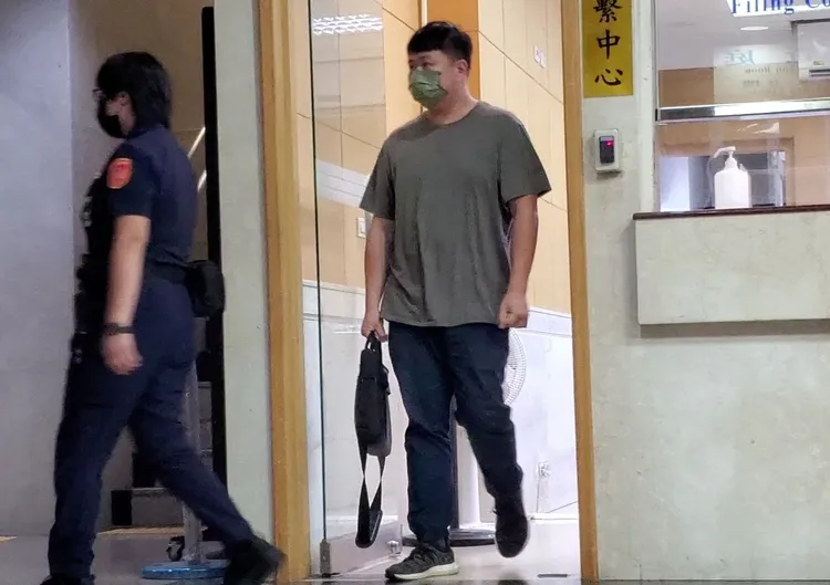 許男找來的人頭明瑞鑫5萬交保。呂志明攝