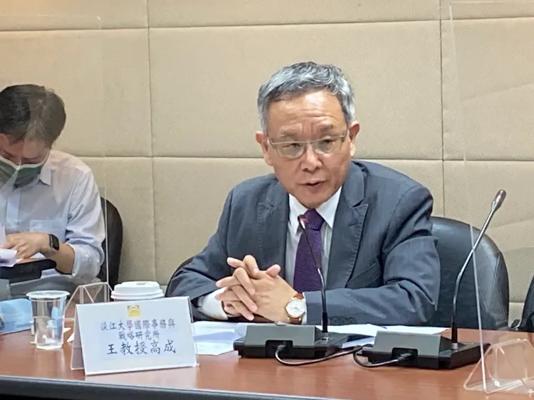 王高成教授認為，台灣議題將是未來美國與中共鬥爭的焦點及可能的衝突因素。國政基金會提供