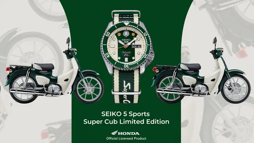 SEIKO攜手「本田小狼」翻玩日製機械美學　腕間車頭燈閃出復古二輪風華 