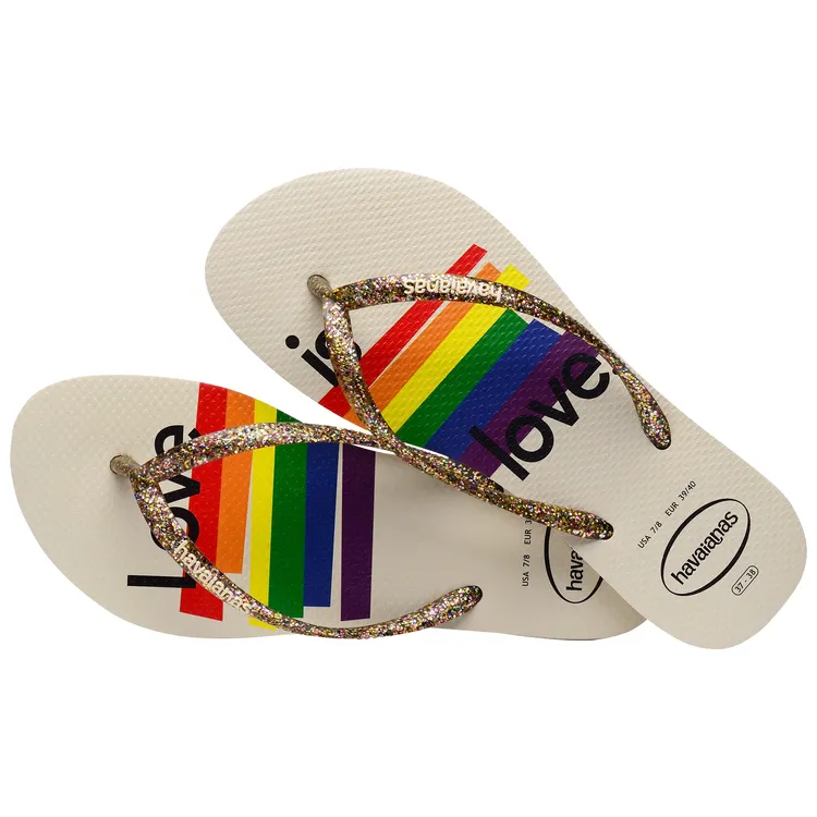 Slim Pride II白色人字拖，1250元。品牌提供