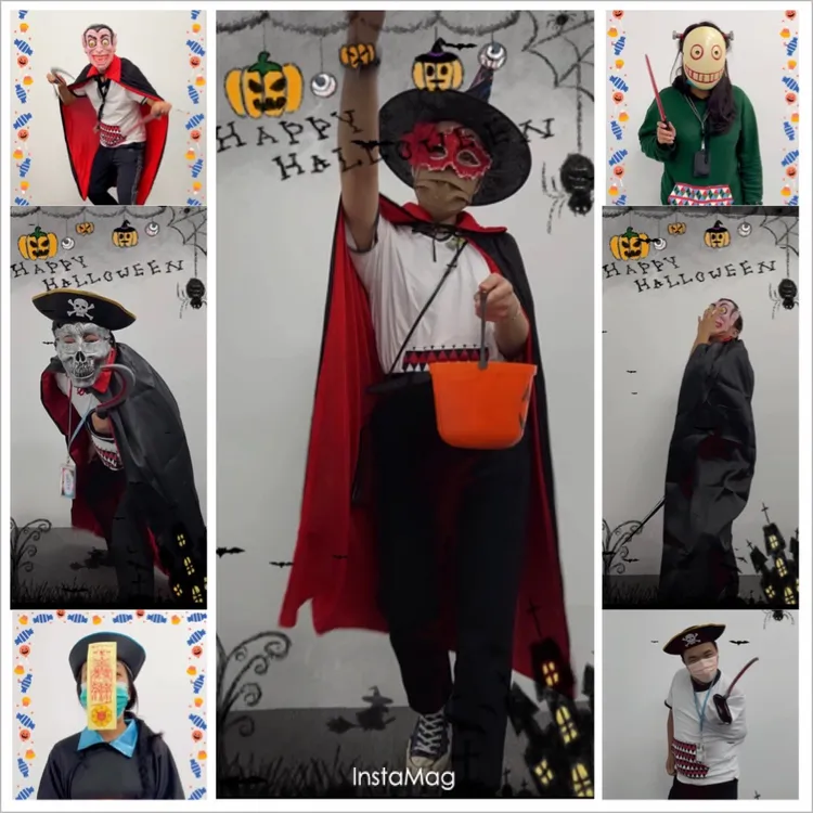 小朋友變裝搞鬼。業者提供