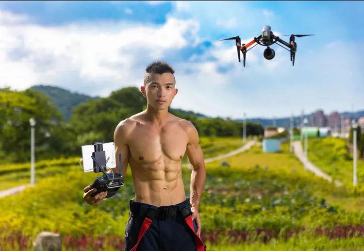 1月大使秀峰分隊隊員蔡文凱。新北市消防局提供