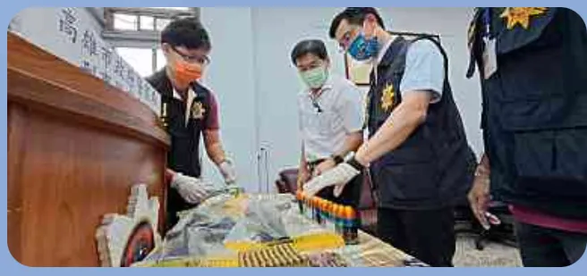 高市刑大9月破獲男子非法持有制式長短槍7把。讀者提供