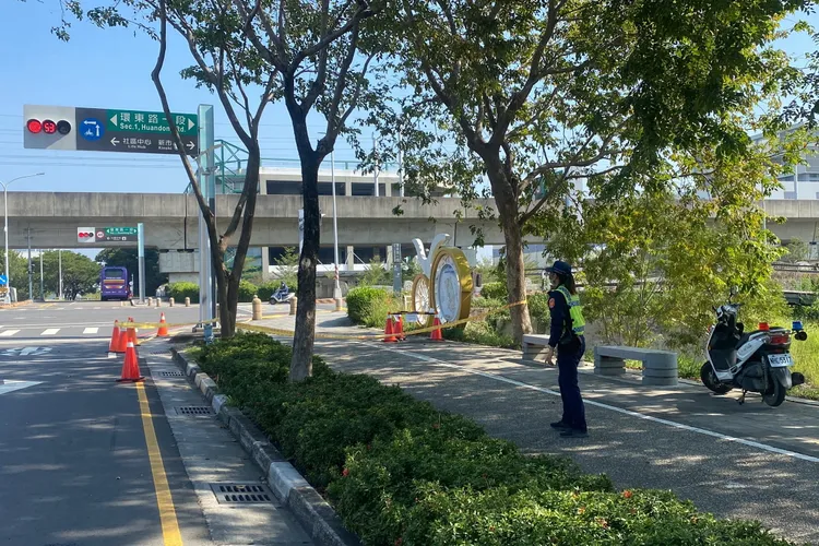 兩人先在這處路口發生口角，衍生喋血衝突。資料畫面