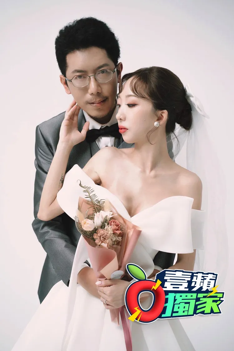 丁允恭和蔣婕妤接受《壹蘋新聞網》專訪後，拍攝的婚紗照近日出爐。蔣婕妤提供