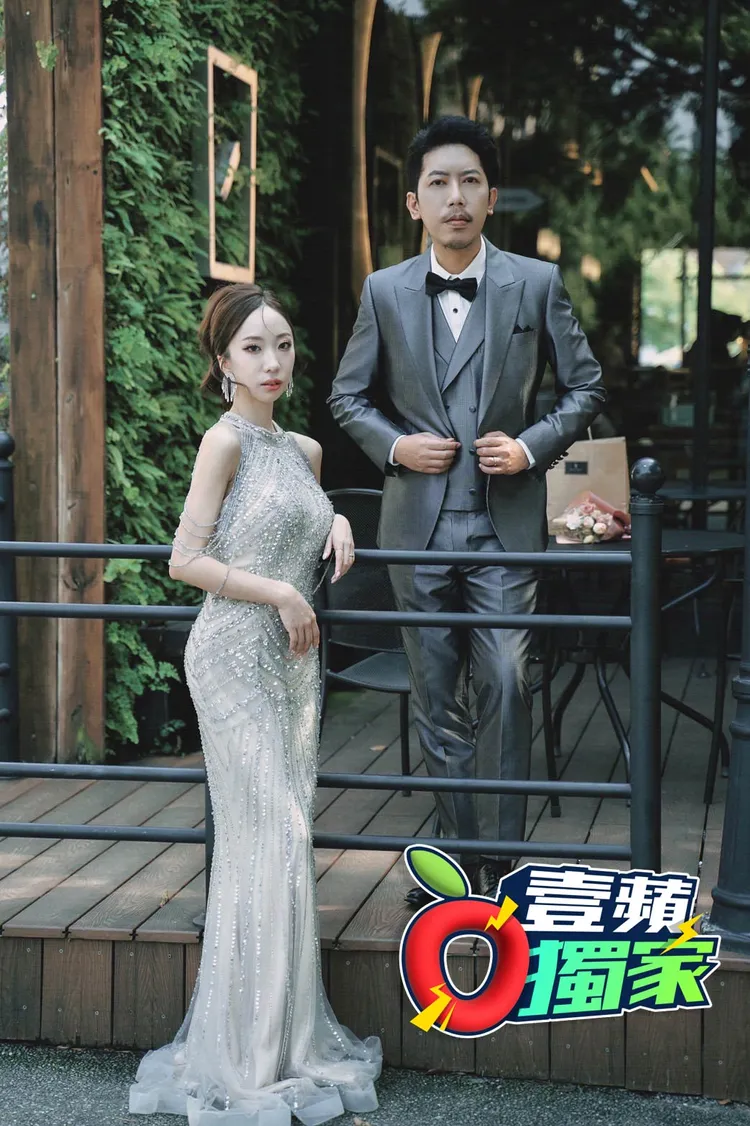 丁允恭和蔣婕妤花費3萬元拍攝婚紗照。蔣婕妤提供