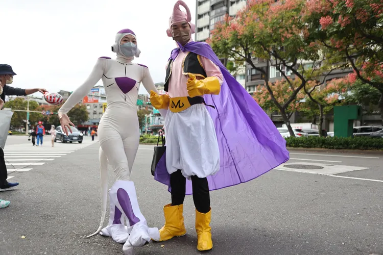 天母萬聖節活動「天母搞什麼鬼」。翁玉信攝