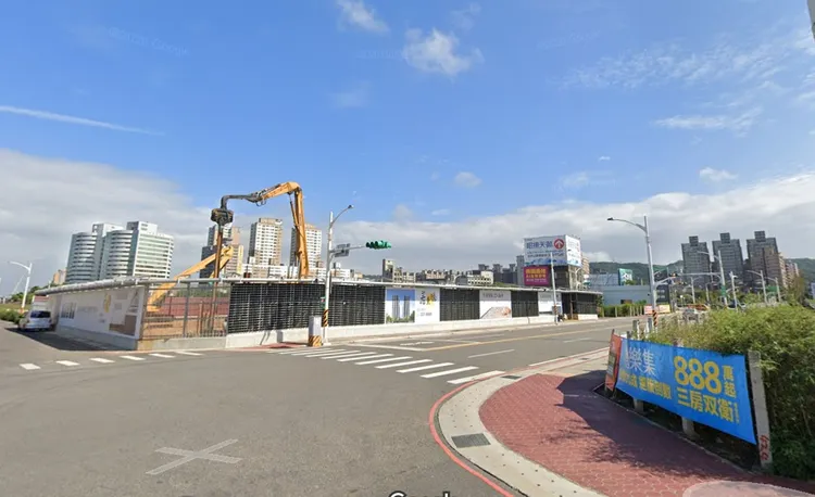 小檜溪重劃區吸引各大建商推案。翻攝googlemap