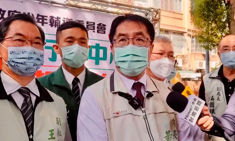 黃偉哲未對民調結果表示意見。劉榮輝攝