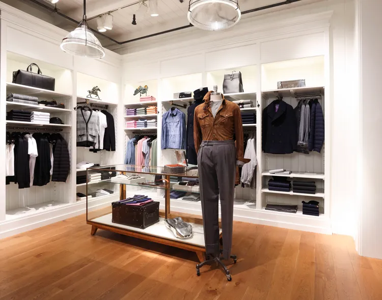 RALPH LAUREN今在台北101旗艦店中，展示旗下紫標系列男裝秋冬新作。品牌提供
