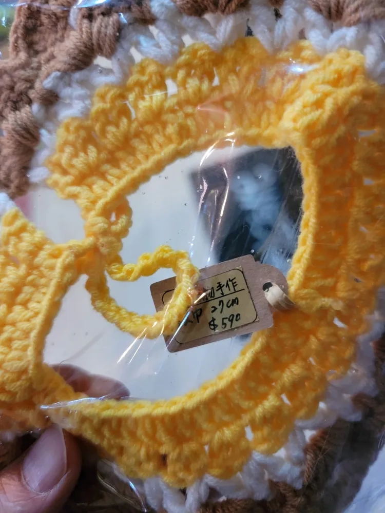 Lulu送黃玉米一條領巾，價錢忘記撕掉，雖價錢不高，但黃子佼依舊感動。黃子佼提供