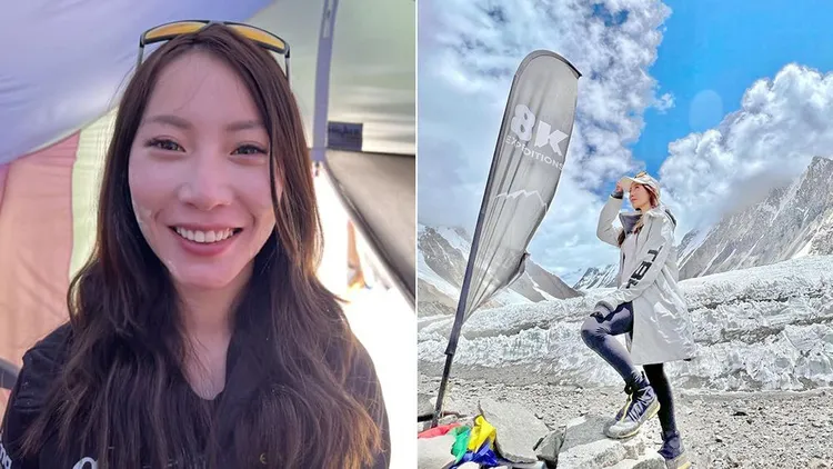 29歲女登山家曾格爾。翻攝曾格爾臉書